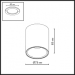 Накладной светильник Odeon Light HIGHTECH 7138/12CL