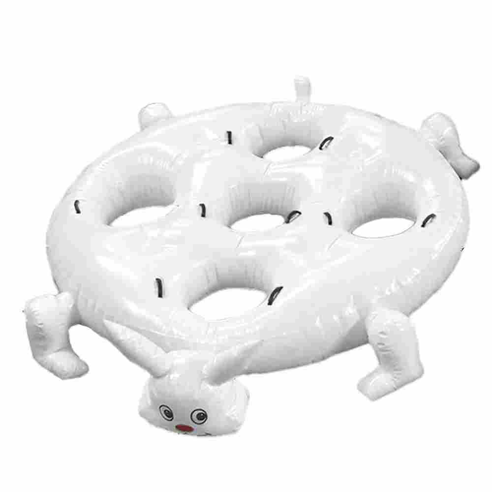 Надувная командная игра «Звериная гонка Заяц» 3,4×2,45×0,4 м