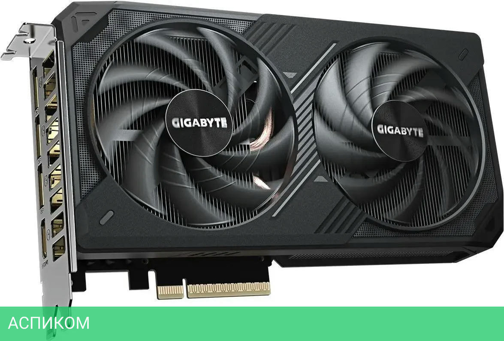 Видеокарта GigaByte GeForce RTX 5060 Ti Windforce OC 8G GDDR7 (GV-N506TWF2OC-8GD)