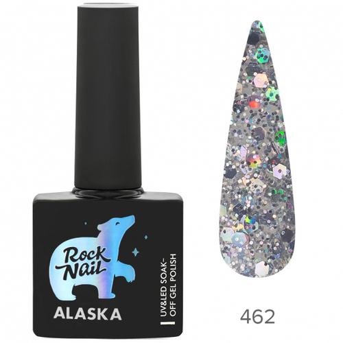 RockNail Гель-лак Alaska 462 Polar Bear, 10 мл