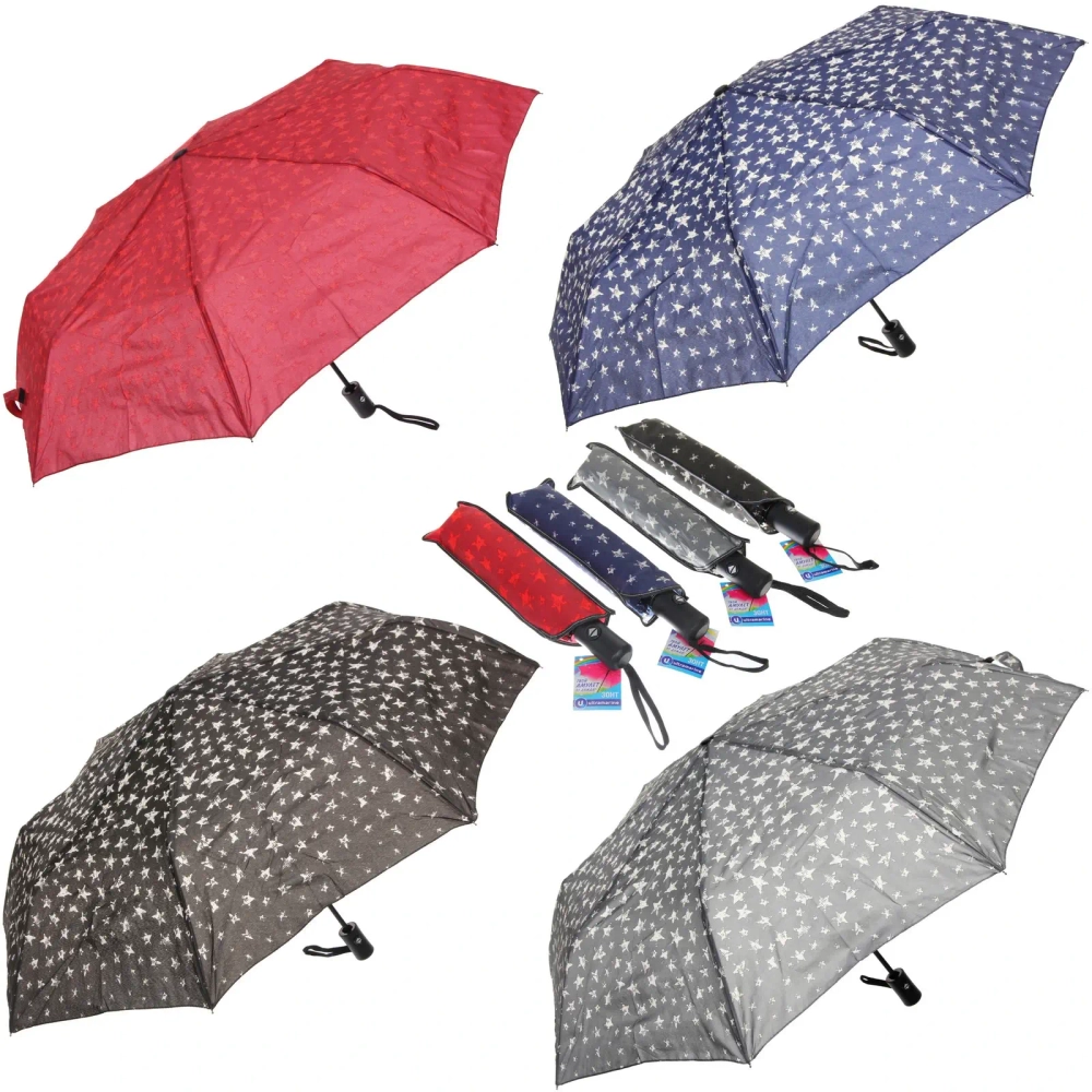 Зонт женский автомат «Ultramarine - Рейна», микс 4 цвета, 8 спиц, d-115см, длина в слож. виде 28см