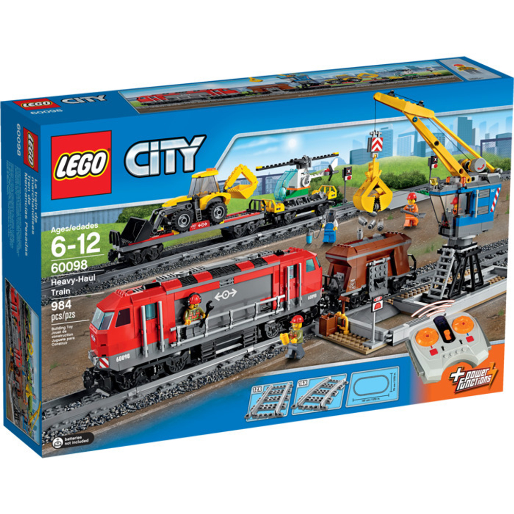 LEGO City: Мощный грузовой поезд 60098 — Heavy-haul Train — Лего Сити Город