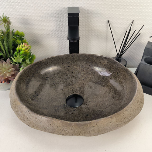 Раковина из речного камня RS-64905 44*35*14 0861
