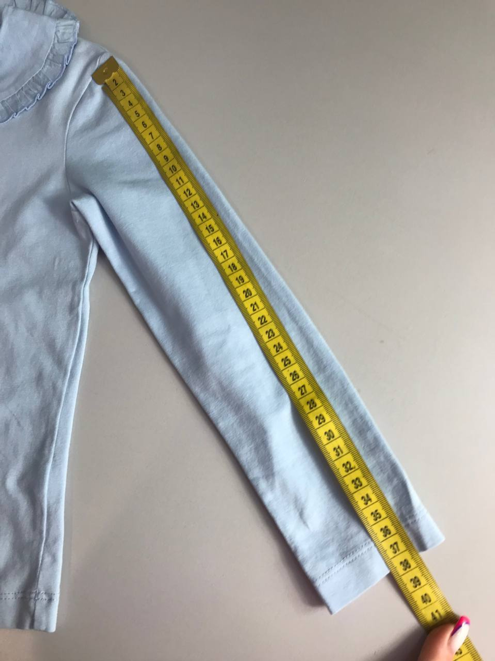 Лонг с акцентным воротничком, на 5/6 лет