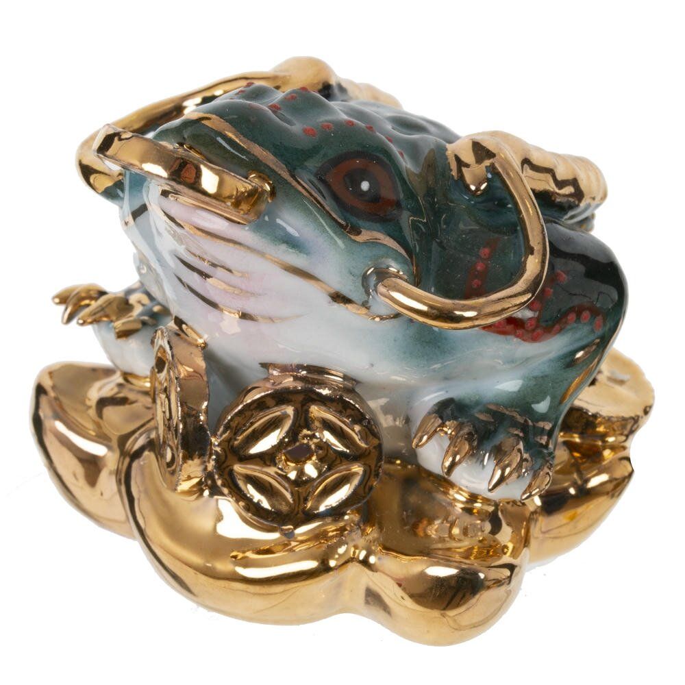 GAEM Фигурка декоративная "Денежная лягушка", L5 W6 H5,5 см