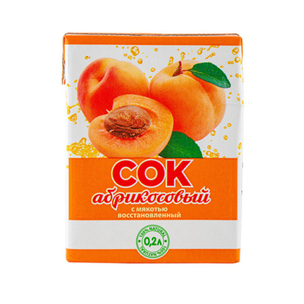 Сок Абрикосовый Широкий Карамыш 0,2л