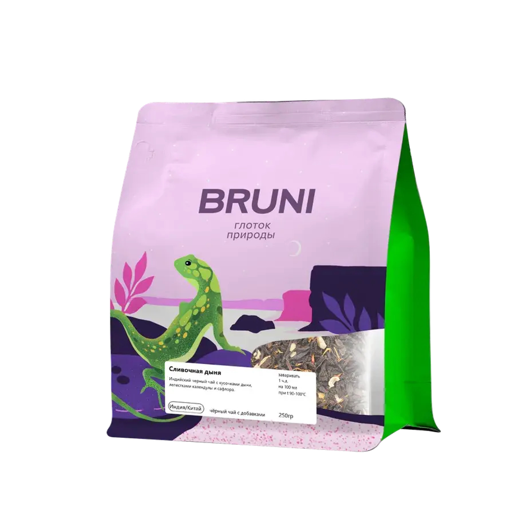 Чай черный Сливочная Дыня ТМ BRUNI, 250 гр