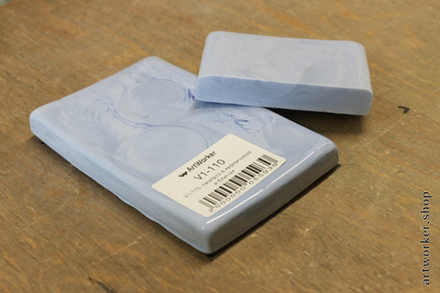 Смальта голубого цвета V1-110, в кирпичиках