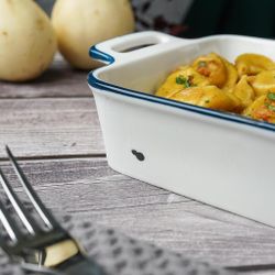 Блюдо прямоугольное 22*16,9 см h5,2 см 900 мл с ручками Bakery Fusion P.L. Proff Cuisine [2]