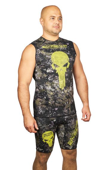 Майка Epsealon Skull Tactical Camo без рукавов  2.5 мм