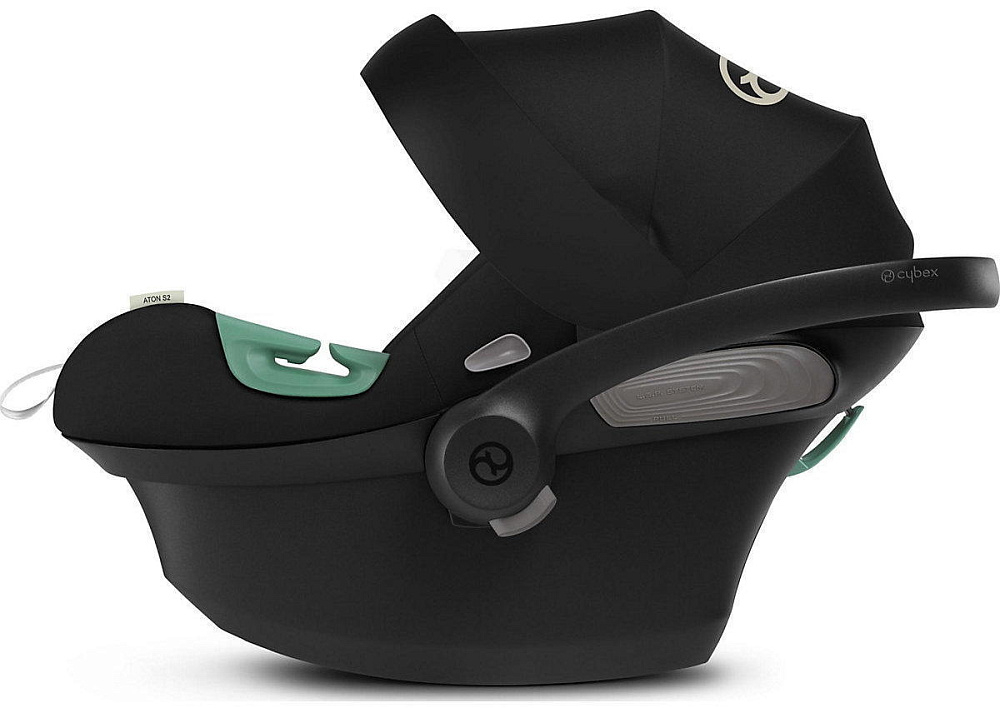 Коляска Cybex Talos S Lux BLK complete Aton S2 Moon Black Base One 4 в 1 Moon Black с дождевиками