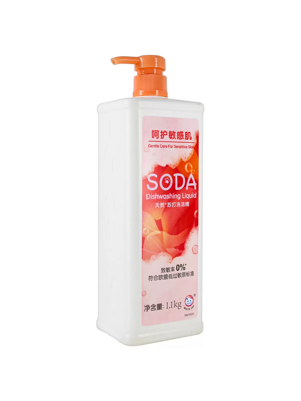 WHITECAT SODA Средство для посуды на осн. натур. соды 1010 мл