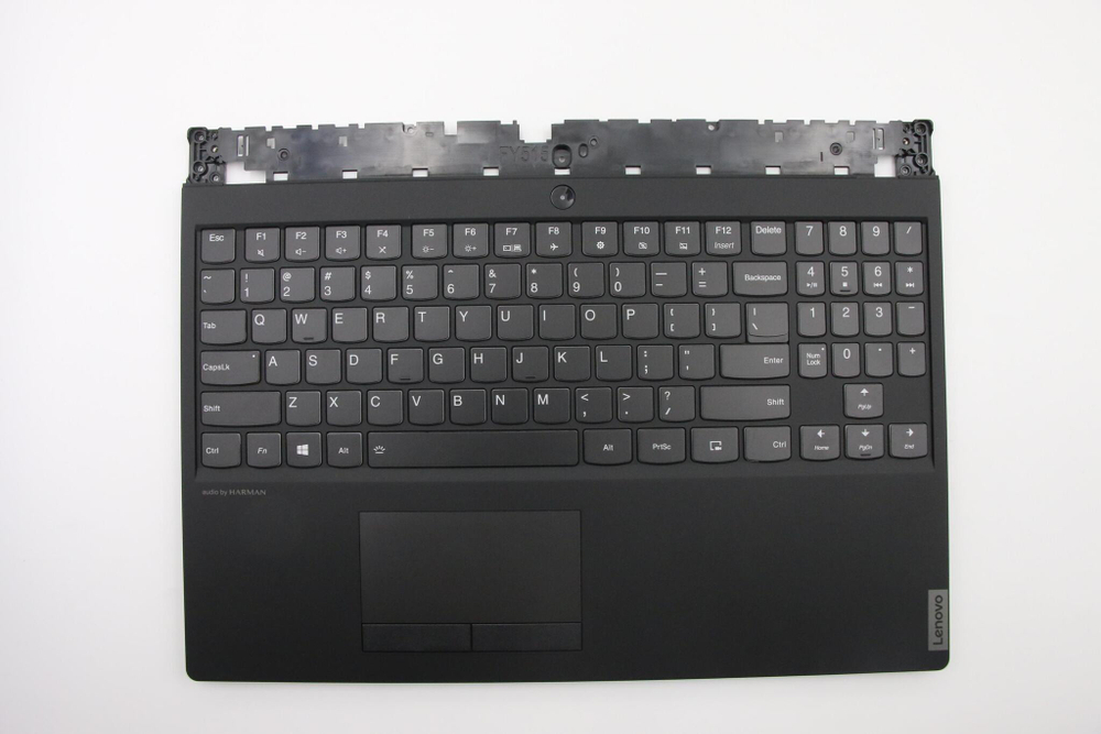 Верхняя панель с клавиатурой (топкейс) для ноутбука Lenovo Legion Y540-15IRH с подсветкой, черная, раскладка - английская (5CB0U42728)