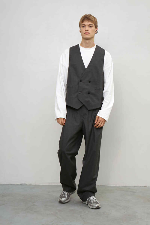 Брюки мужские прямые, черный