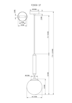 Подвесной светильник Moderli V2850-1P Host