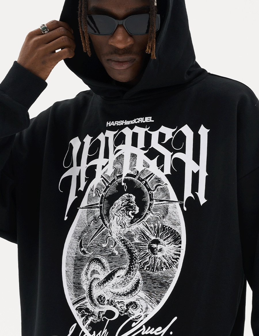 Худи HARSHandCRUEL "Myth" Oversized Hoodie