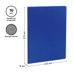 Папка с 10 вкладышами, Стамм, 500мкм, корешок 9мм, синяя
