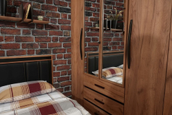 Спальня NATURE Крафт. Комплект 1