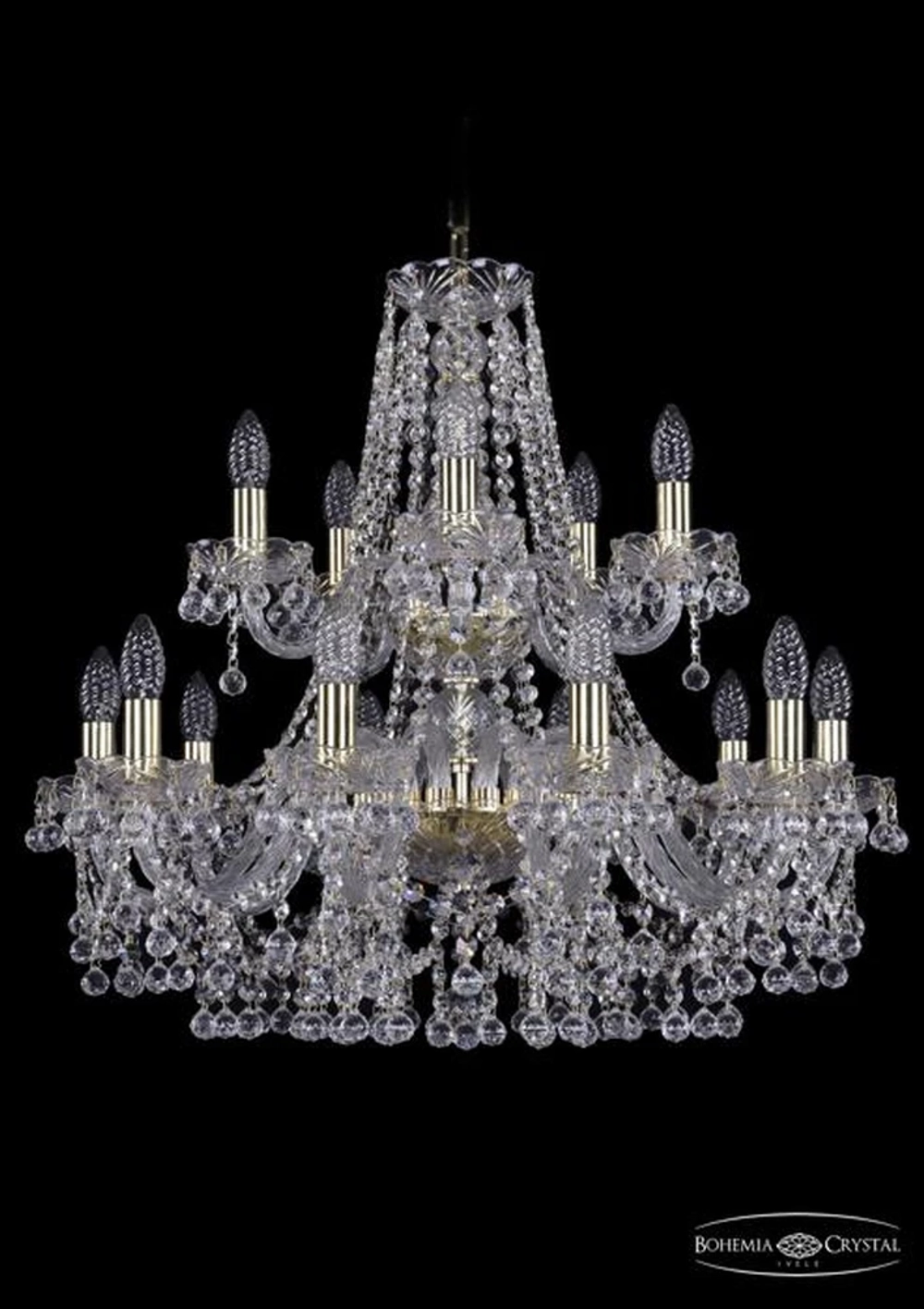 Подвесная люстра Bohemia Ivele 1409/10+5/240/2d/G