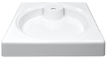 Раковина подвесная Azario Lindi 597х595х90 литьевой мрамор, белый (CS00078504)