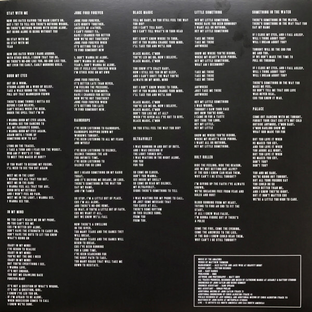 The Amazons / The Amazons (Clear Vinyl)(LP)