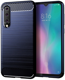 Чехол для Xiaomi Mi 9 SE цвет Blue (синий), серия Carbon от Caseport