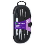 Готовальня 7 предметов, циркуль 135мм Berlingo Expert, пластиковый футляр
