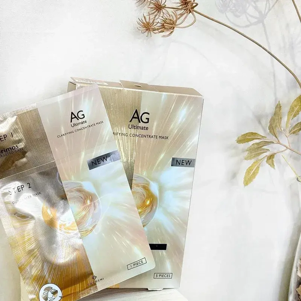 Cocochi Антигликационная, антивозрастная концентрированная маска Кокочи -AG Clarifying Concentrate Mask , 25 мл х 5 шт.
