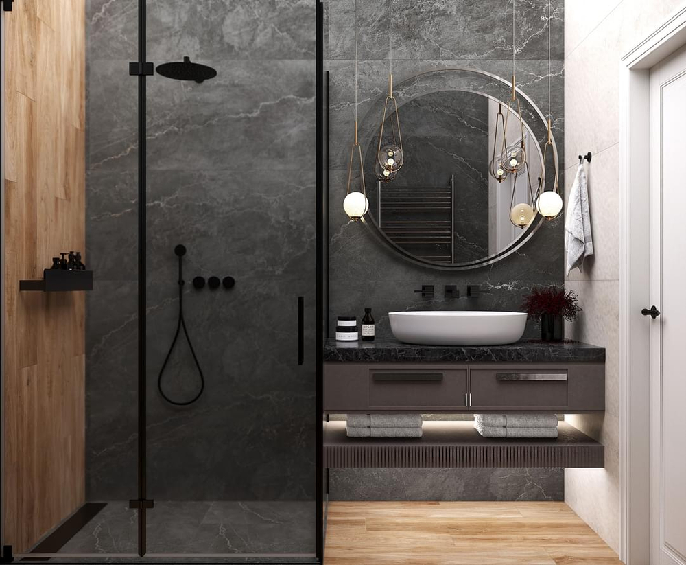 Laparet Leda Black Карвинг 60x60