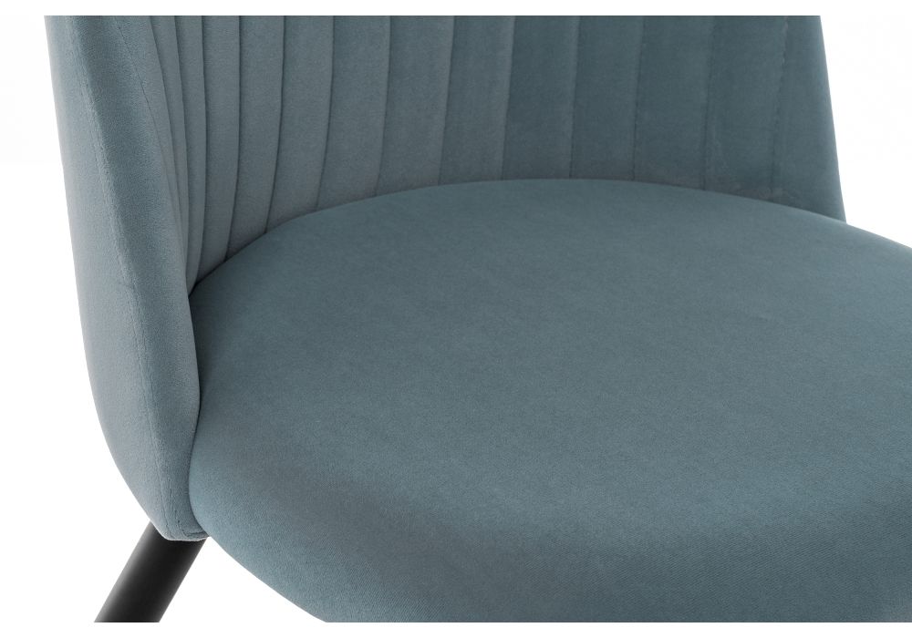Стул на металлокаркасе Gabi 1 light blue / black
