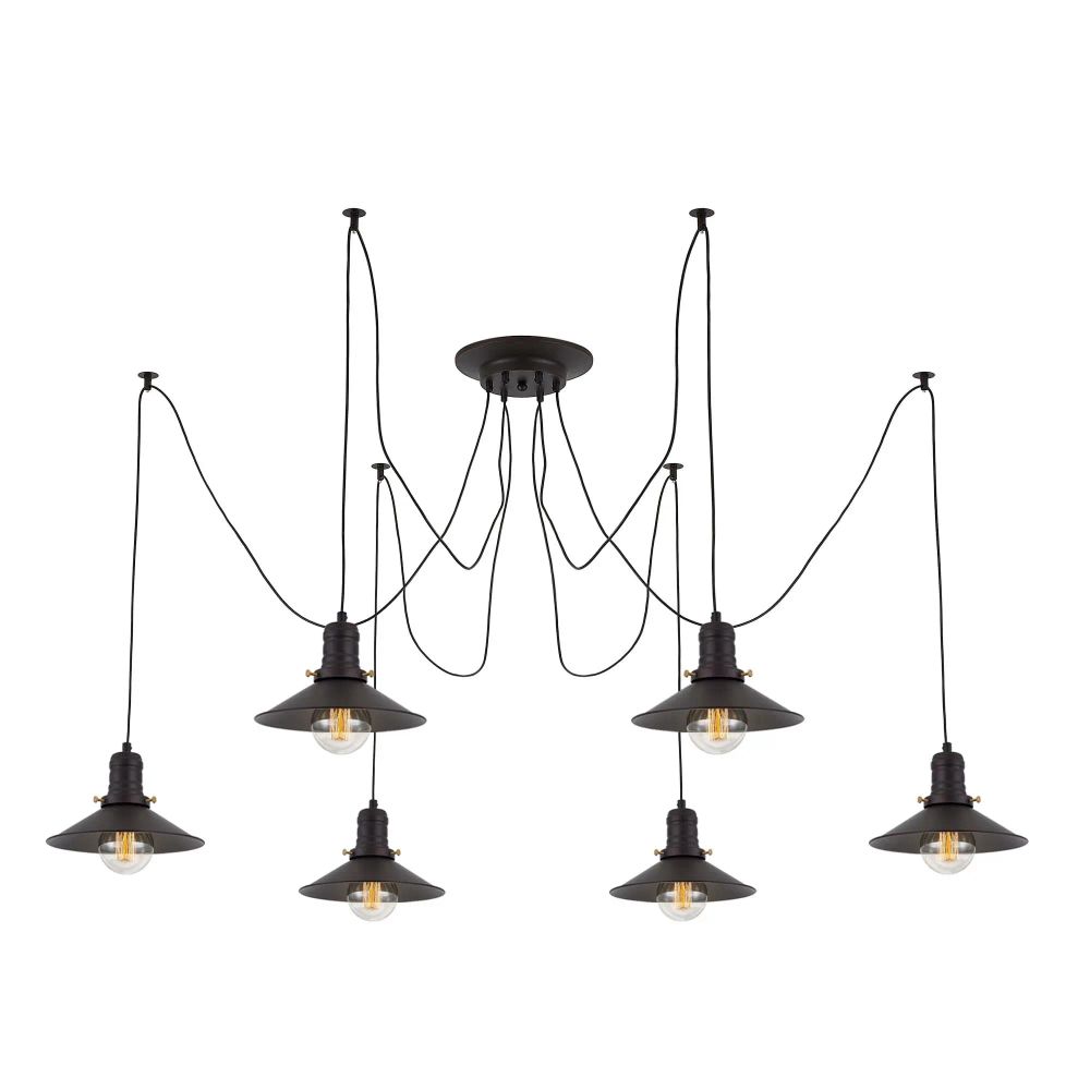 Citilux Эдисон CL451062 Люстра паук Венге