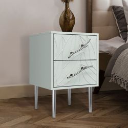 Тумба Арт Колор leaves Стайл Сильвер Серый дым