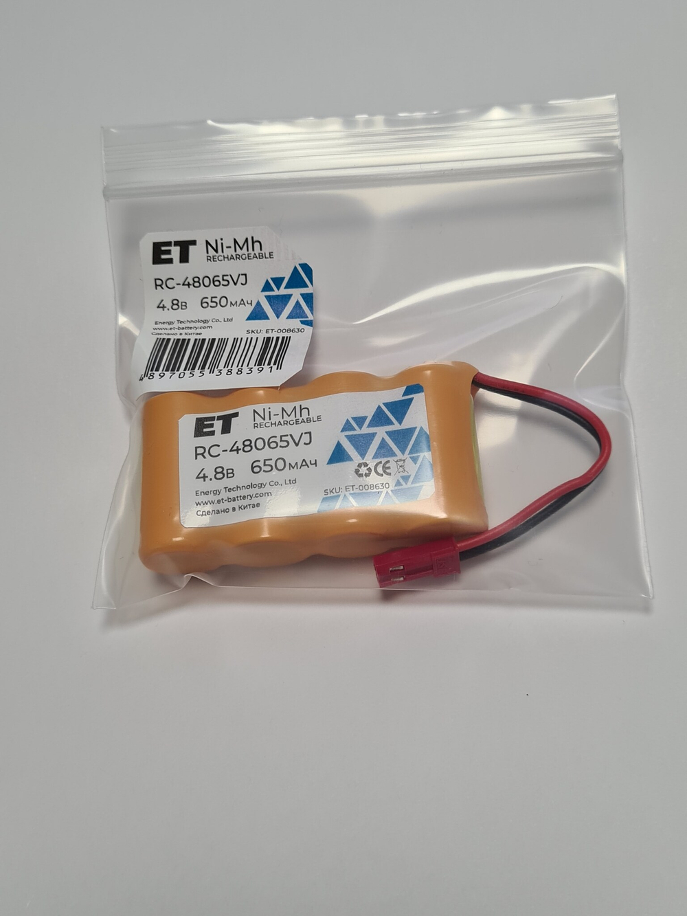 Аккумулятор ET RC-48065VJ PK1