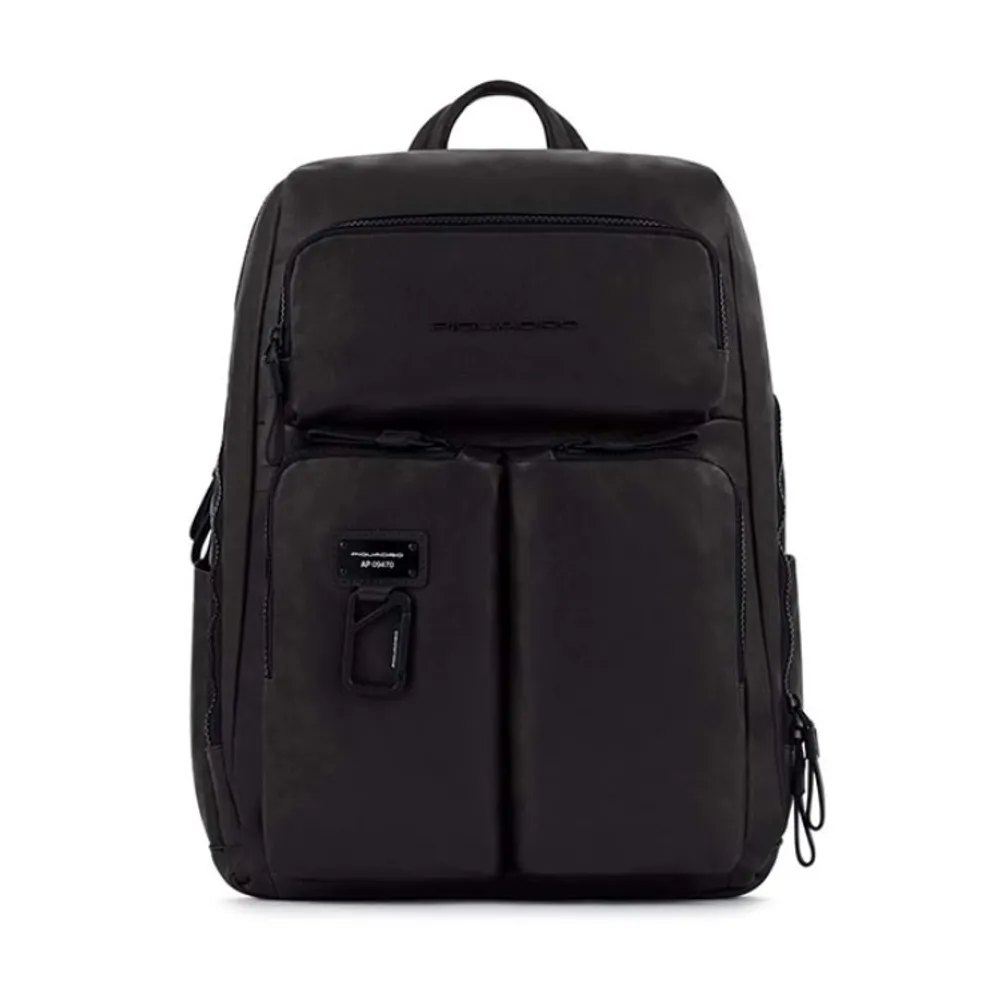 Рюкзак Piquadro Harper черный из натуральной кожи (CA3349AP/N)