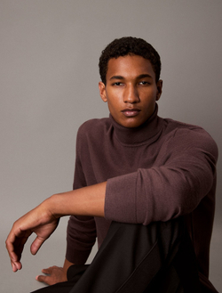 Свитер Calvin Klein Extra Fine Merino Blend Turtleneck Raisin