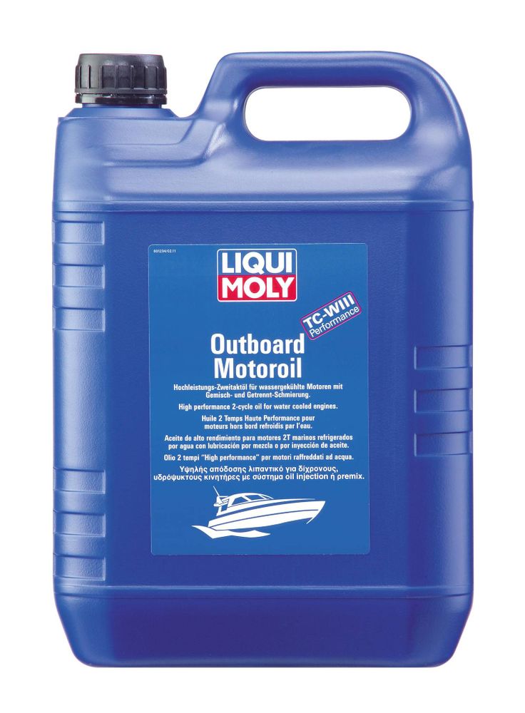 Моторное масло Liqui Moly Outboard Motoroil для лодочных моторов (2Т, минер.)