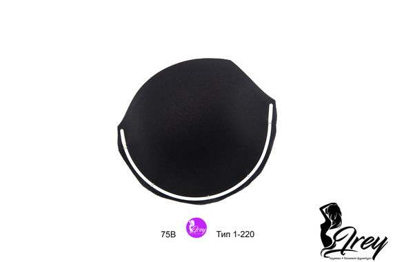 Чашки спейсер балконет СМ-24, 75В-80А-70С-65D, черный