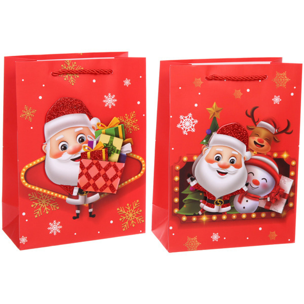 Пакет подарочный «Сказочный Дедушка» 18*24*8,5 см