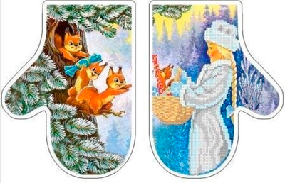 В-003 Варежка Снегурочка