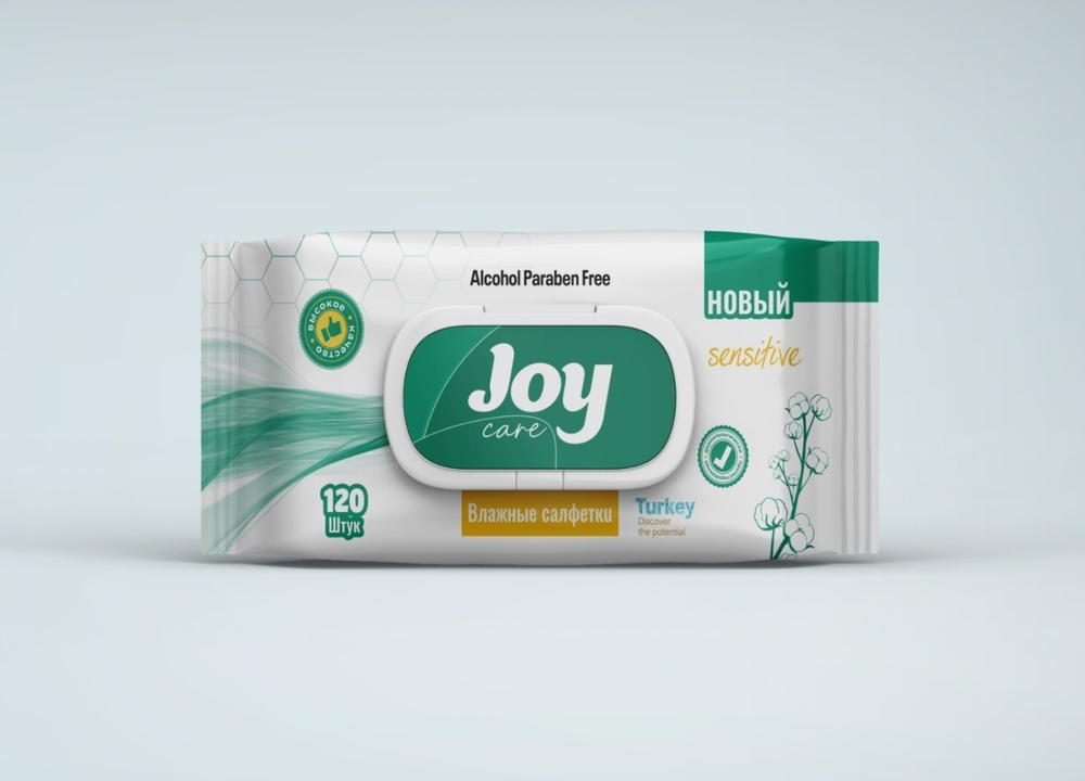 JOY Влажные салфетки 120шт /16уп