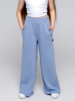 Брюки трубы детские осенние широкие палаццо