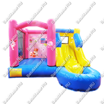 Коммерческий надувной батут "В гостях у зверят" 4,5*3*3,5 м