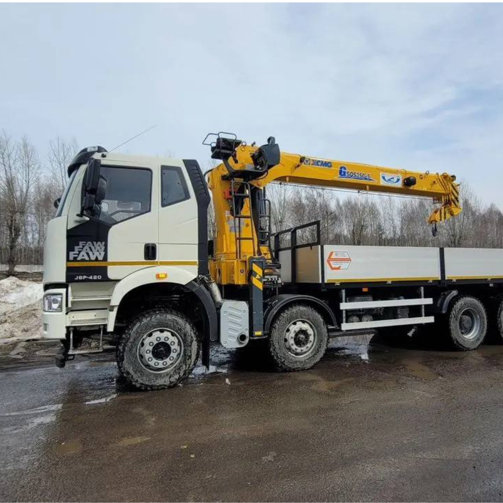 Аренда автомобилей с КМУ от 8 до 15 тонн в Красноярске