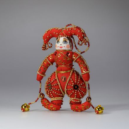 Ёлочная игрушка Бисерный Клоун