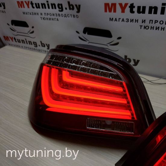 Задние фонари для BMW 5 E60 LCI (07-10) LED красные светлые