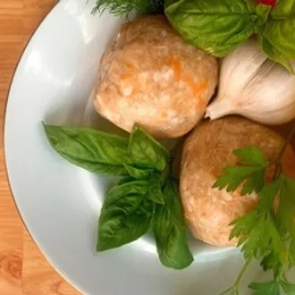 Куриные шарики с морковью и сыром по-домашнему / 500 гр