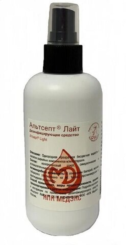 Альтсепт Лайт дезинфицирующее средство 200 мл. спрей