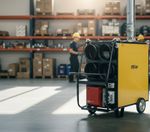 Тепловая пушка дизельная OURMASTER DV 580 - непрямого нагрева / 185 кВт / промышленная