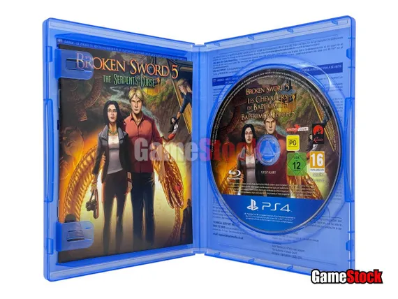 PS4 Broken Sword 5: The Serpent's Curse (Б/У, Русские субтитры, CUSA-02500)