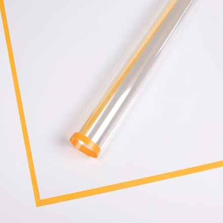 ЛИСТ ПРОЗРАЧНЫЙ 58*58/20шт ЖЕЛТЫЙ